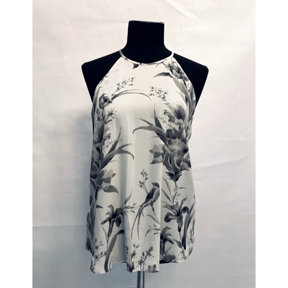 NWT LOFT Petite Floral Drapey Halter Top